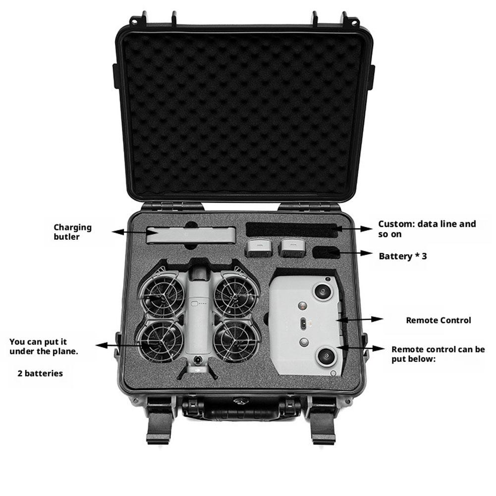 Waterproof Hard Case with Shou - Drone Battery Strap recensione e prezzo