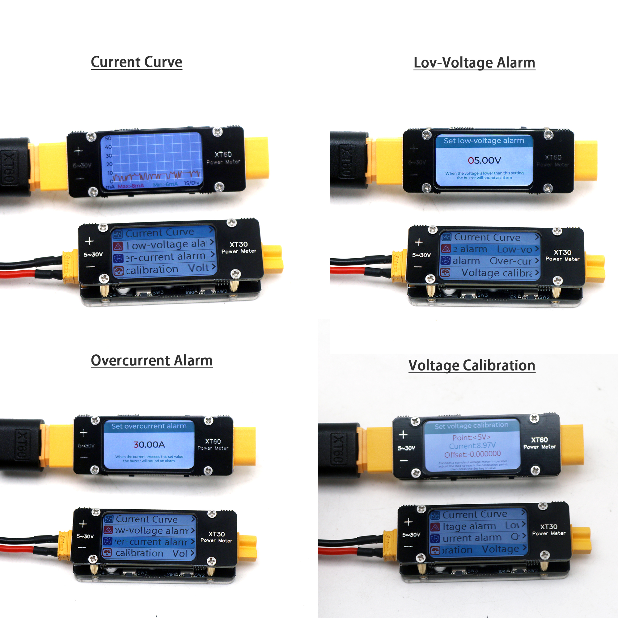 XT30 XT60 Ammeter Power Meter  - Drone Battery High Voltage recensione e prezzo