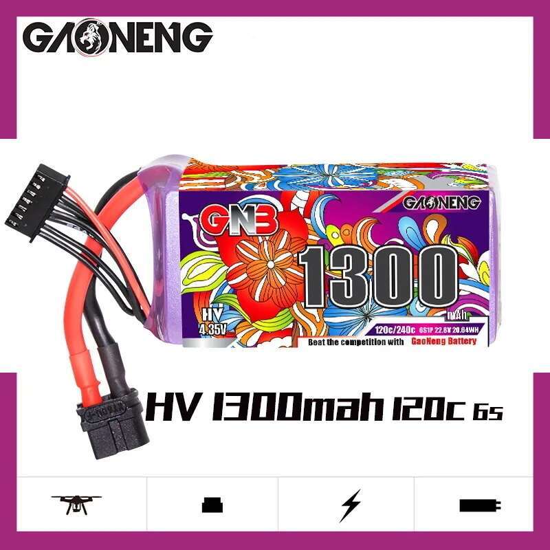 2Pcs GNB 6S Lipo Battery 22.8V - Drone Battery Plate recensione e prezzo