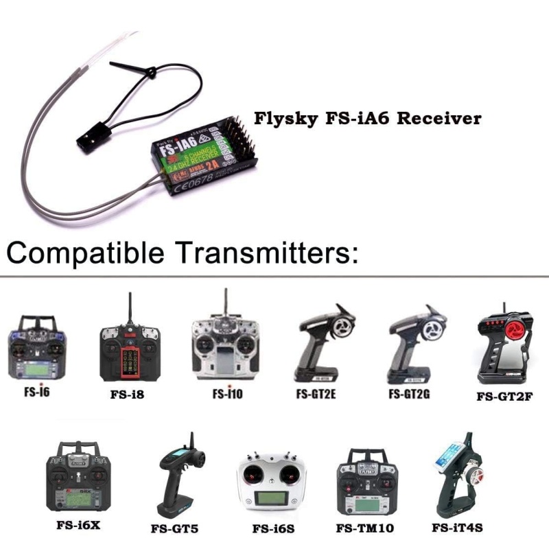 Flysky FS-IA6 Receiver 6CH Dua - Drone Battery Plate recensione e prezzo