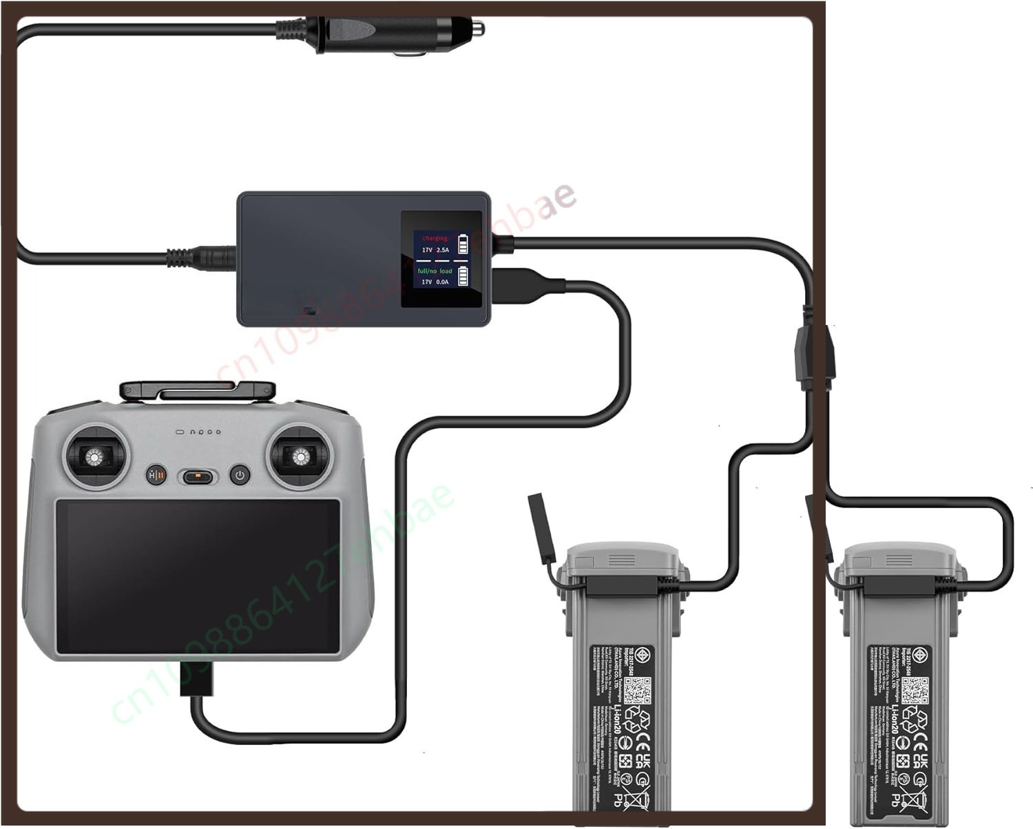 LCD battery car charger for DJ - Drone Battery 3S recensione e prezzo