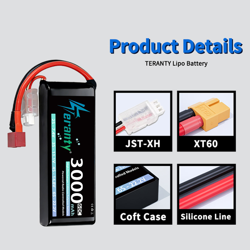 TERANTY 2S 3000mAh Lipo Batter - Drone Battery Plate recensione e prezzo