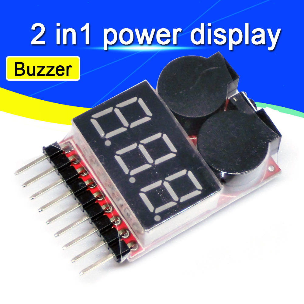 For 1S/2s/3s/4s/5s/6s/7s/8s Lo - Drone Battery Alarm recensione e prezzo