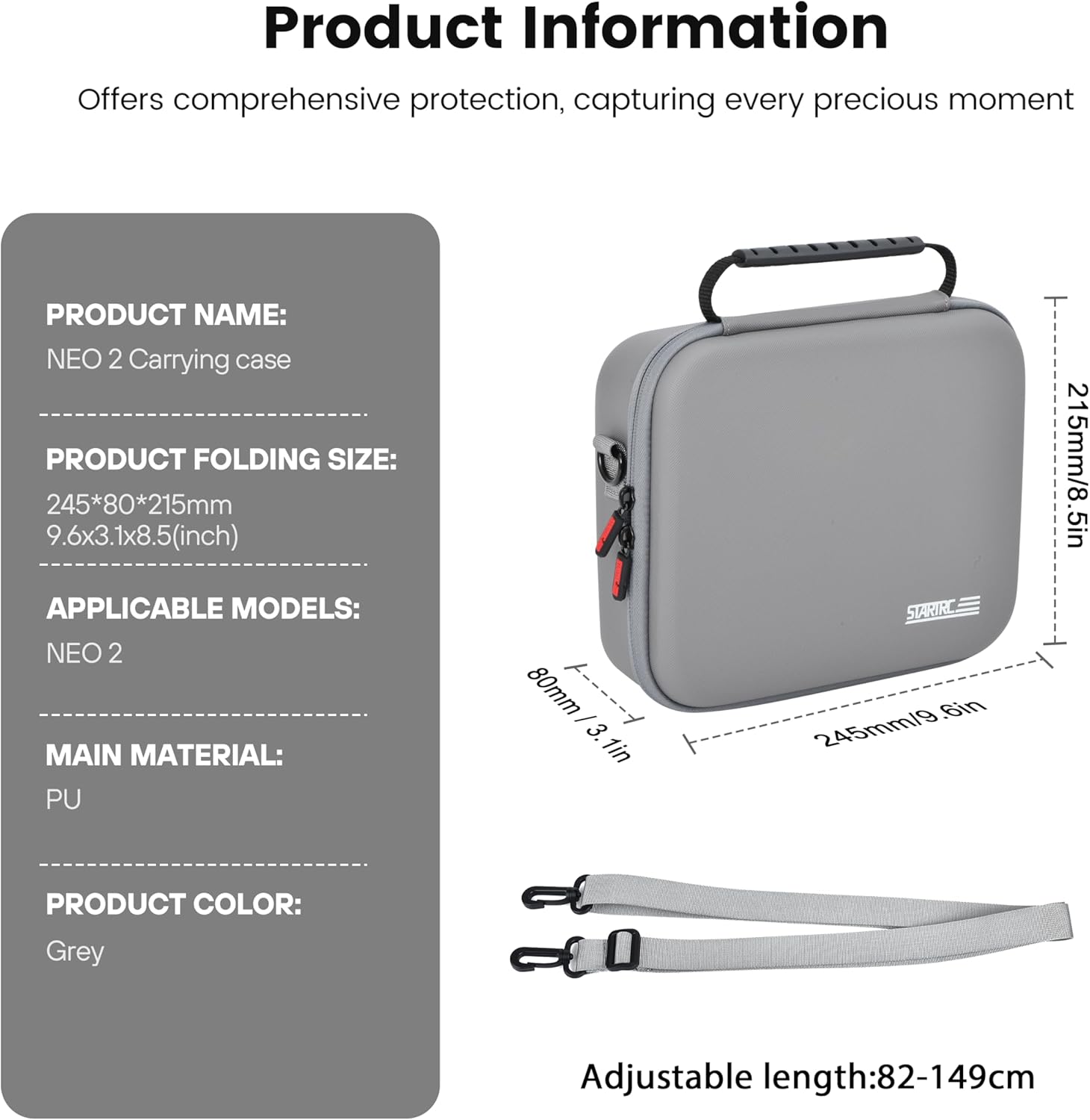 STARTRC Neo 2 Portable PU Shou - Drone Battery Case recensione e prezzo