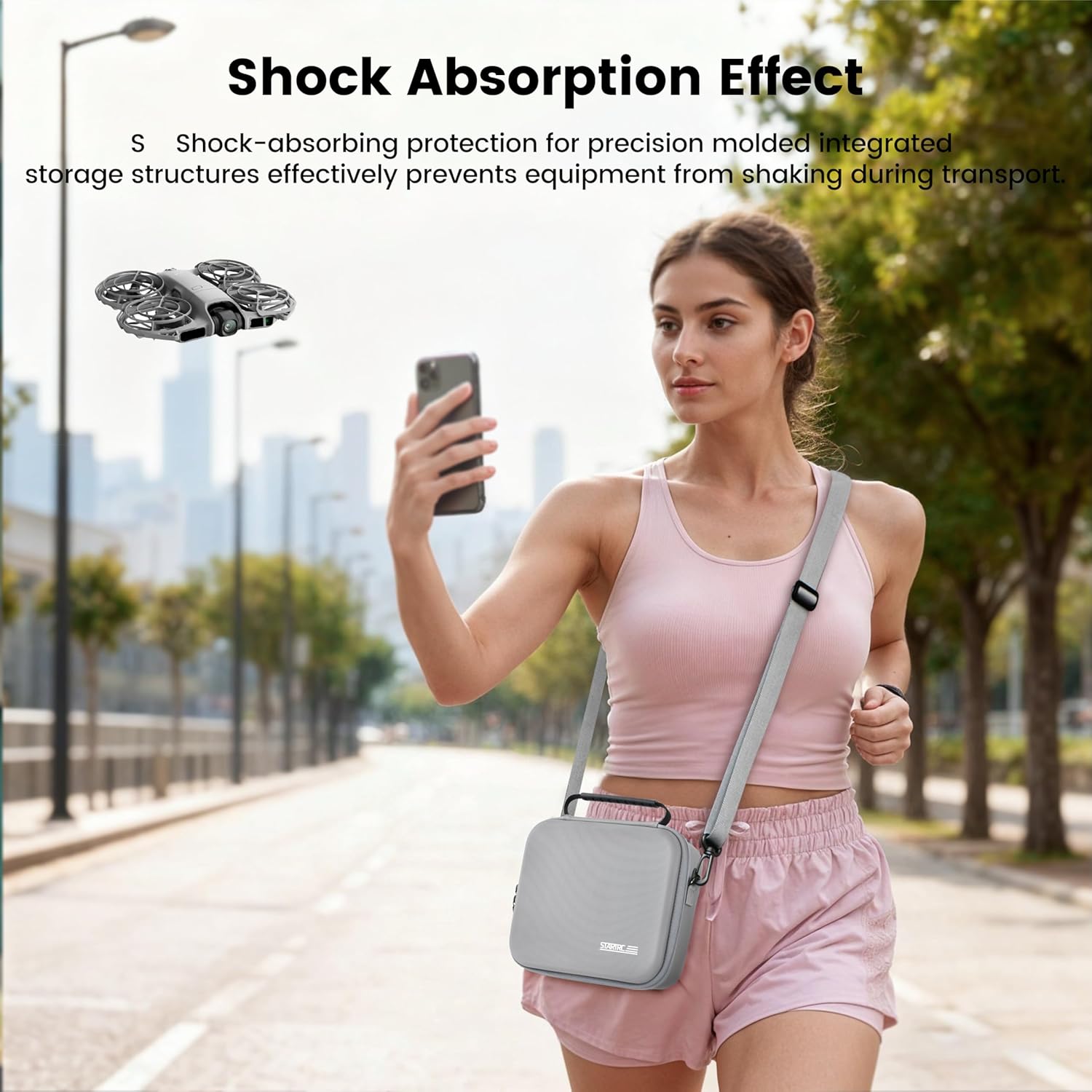 STARTRC Neo 2 Portable PU Shou - Drone Battery Case recensione e prezzo
