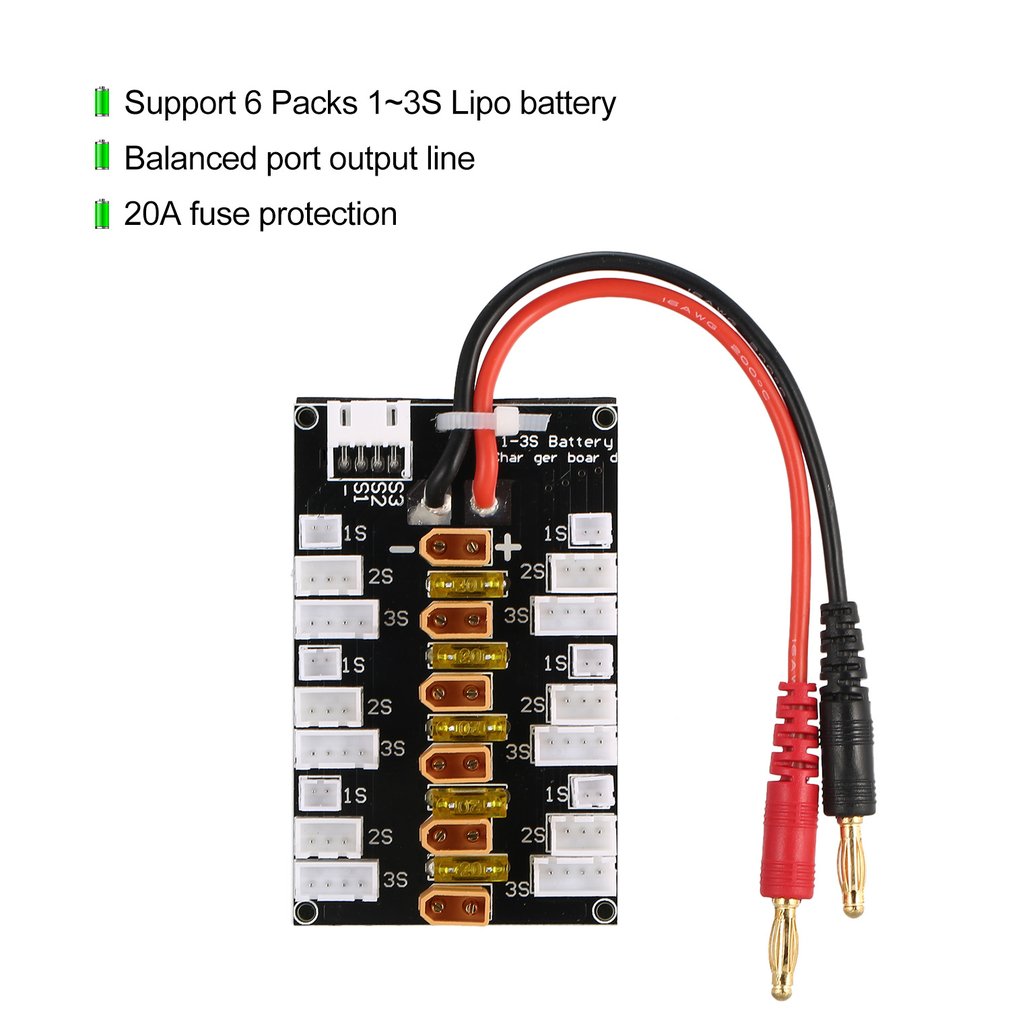 RC Lipo Battery Parallel Charg - Drone Battery Parallel Board recensione e prezzo