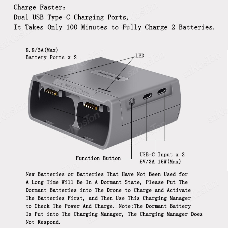 For DJI Mini 4K/MINI 2/Mini 2  - Drone Battery Smart recensione e prezzo