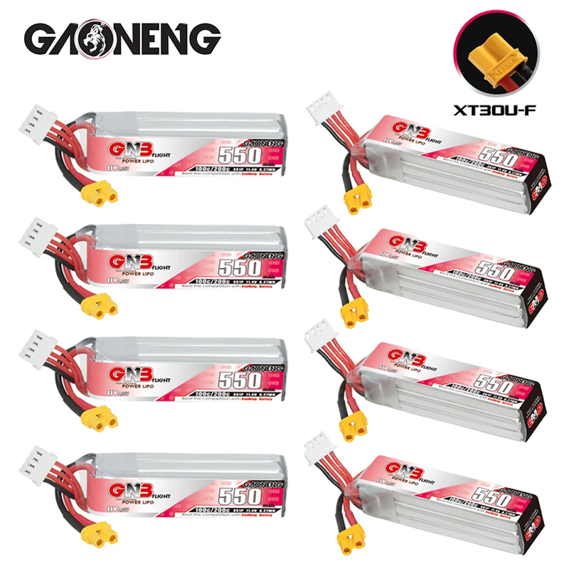 GNB HV 11.4V 550mAh 100C/200C  - Drone Battery Plate recensione e prezzo