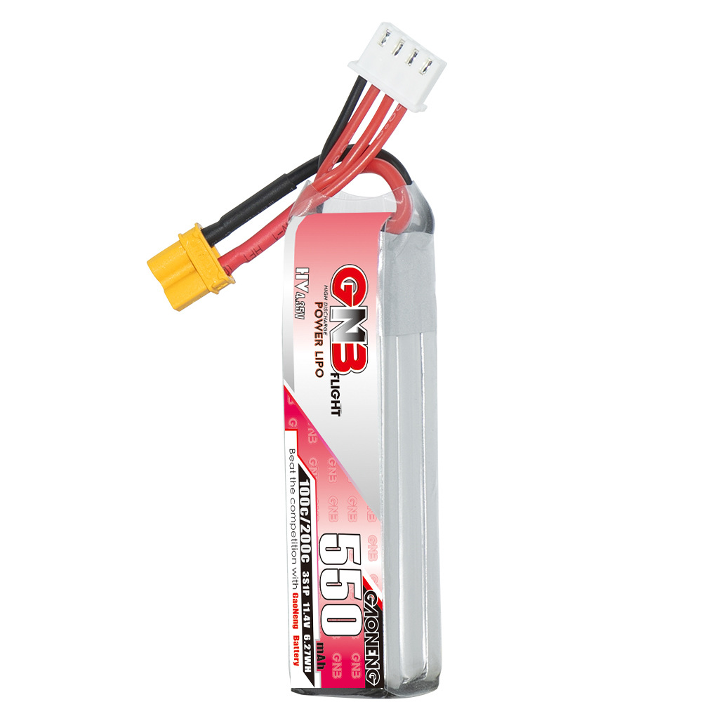 GNB HV 11.4V 550mAh 100C/200C  - Drone Battery Plate recensione e prezzo