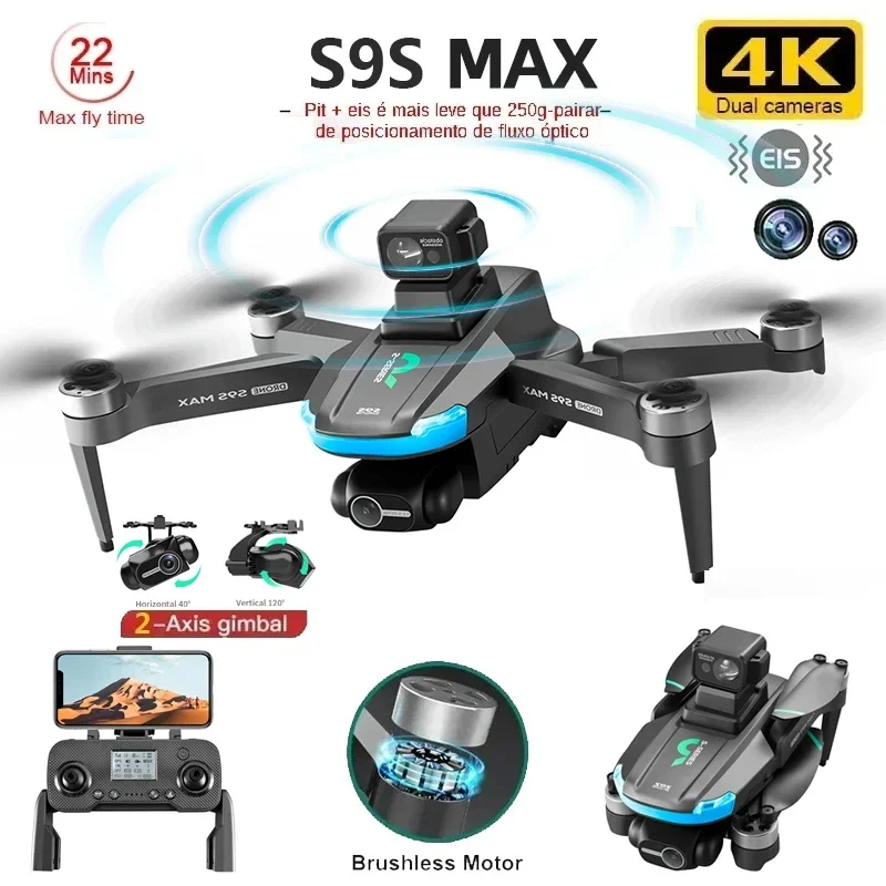 NEW S9S MAX MINI Drone 4K 2-Ax - Drone Battery Box recensione e prezzo