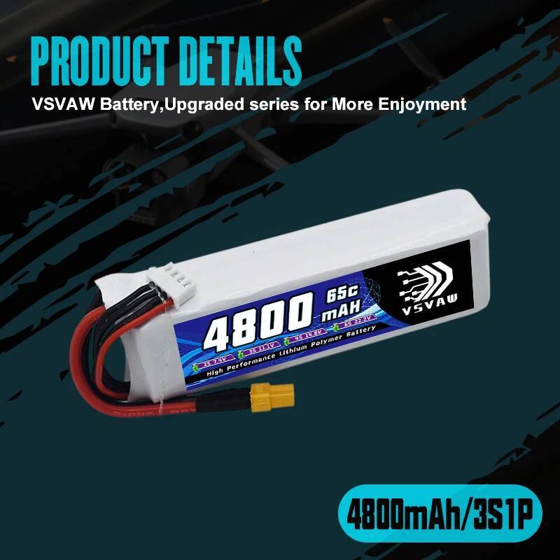 VSVAW 3S Lipo Battery for FPV  - Drone Battery 3S recensione e prezzo