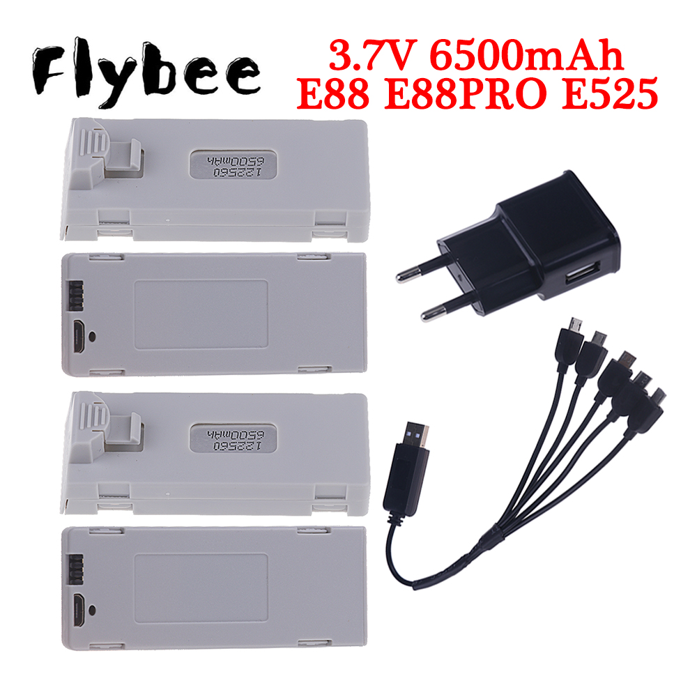 Original E88 Battery 3.7V 6500 - Drone Battery Lipo recensione e prezzo