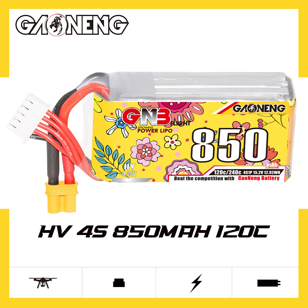 Upgraded GNB 4S 15.2V 850mAh L - Drone Battery Li-Ion recensione e prezzo