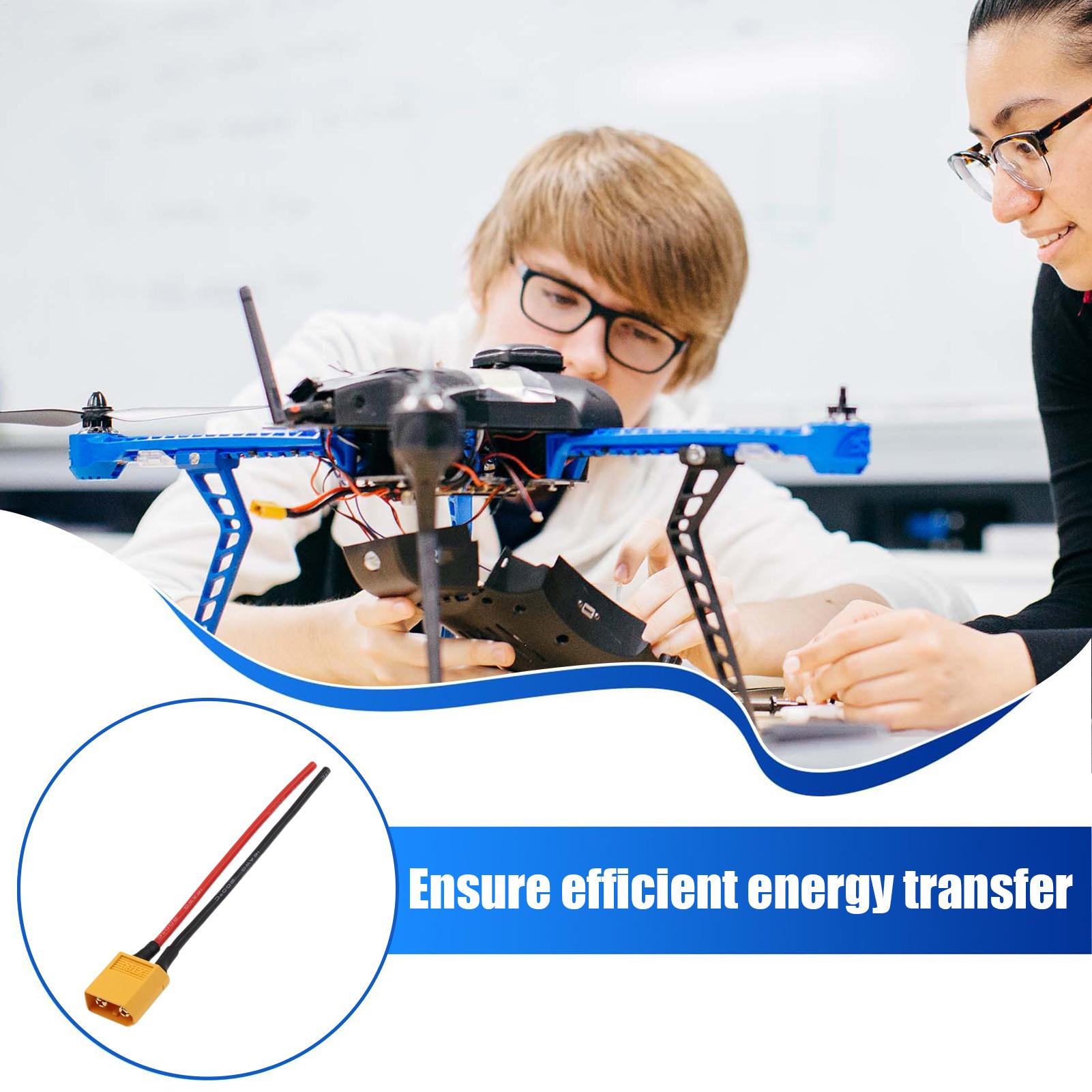 XT60 Male/Female Extension Cab - Drone Battery Connector recensione e prezzo