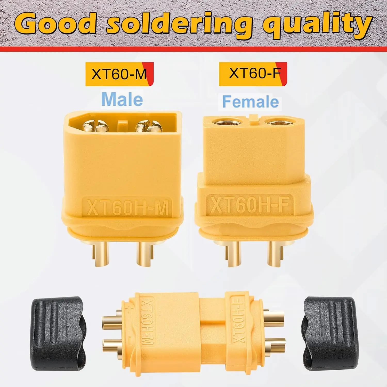 XT60 Connector Plug with Sheat - Drone Battery Connector recensione e prezzo