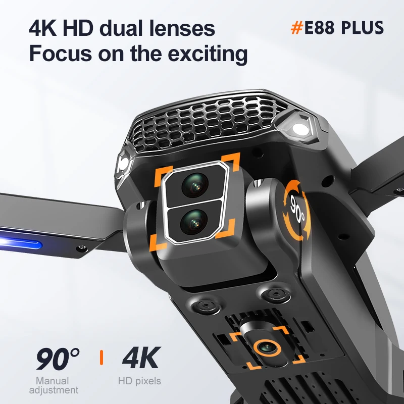 New E88 Plus Quadcopter Drone: - Drone Battery Box recensione e prezzo