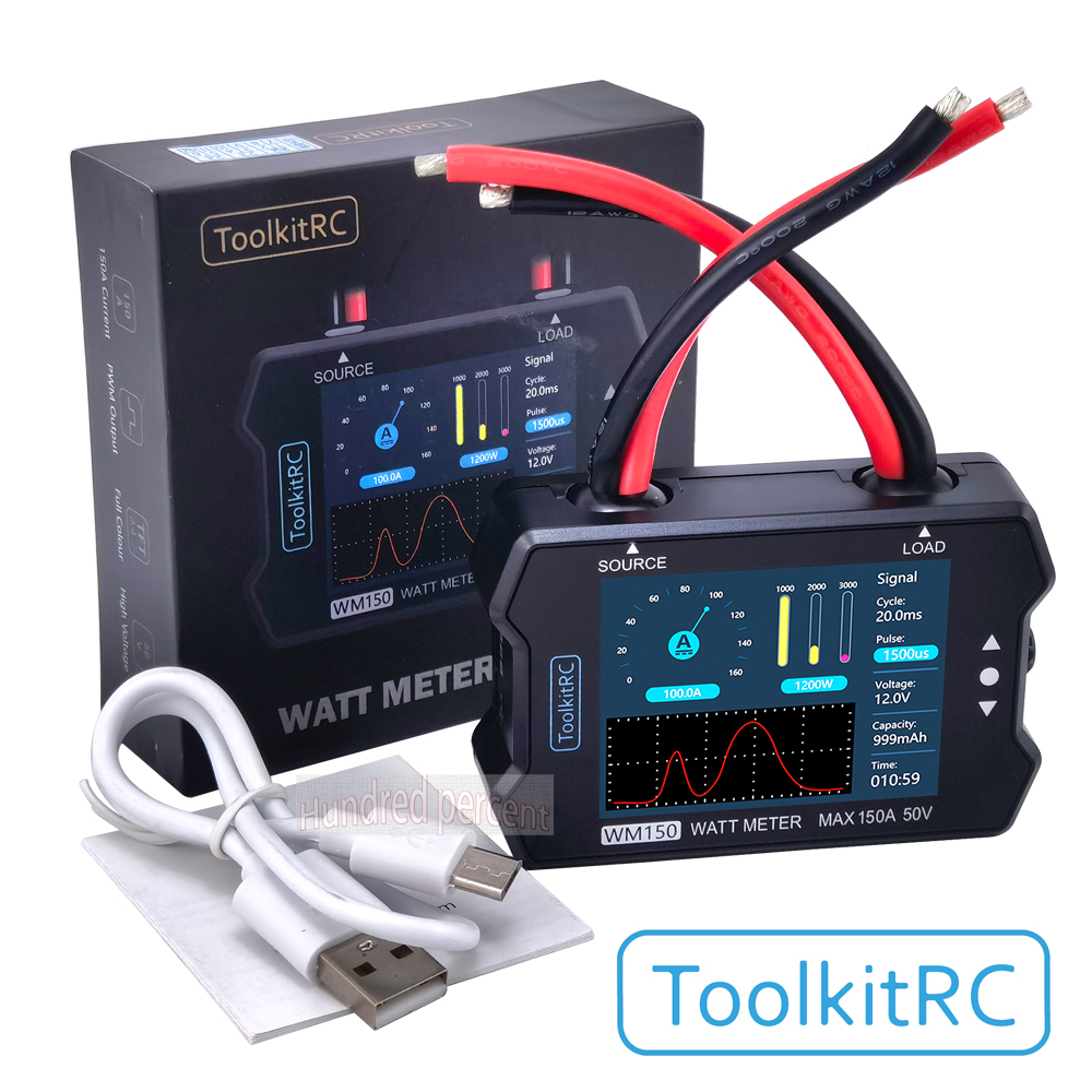ToolkitRC WM150 150A 50V Watt  - Drone Battery Voltage Checker recensione e prezzo