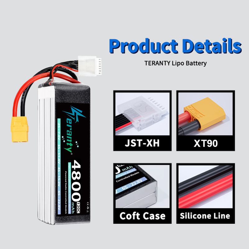 TERANTY 6S 4800mAh Lipo Batter - Drone Battery Plate recensione e prezzo