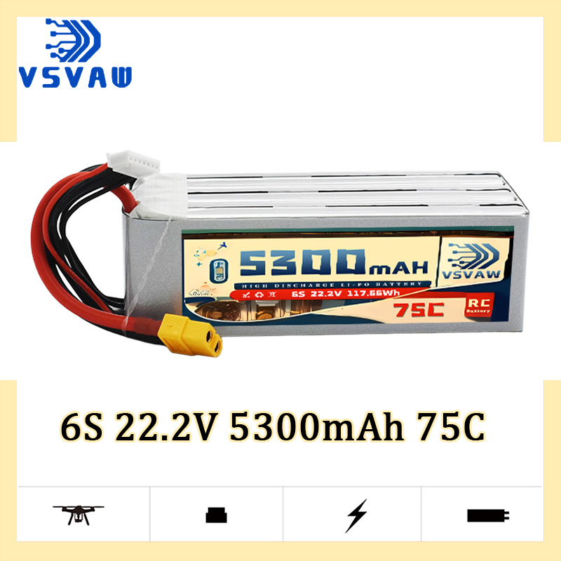 VSVAW 6S 5300mAh Lipo Battery  - Drone Battery Plate recensione e prezzo