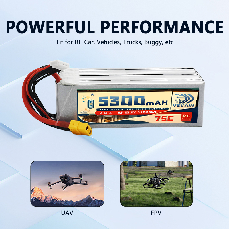 VSVAW 6S 5300mAh Lipo Battery  - Drone Battery Plate recensione e prezzo