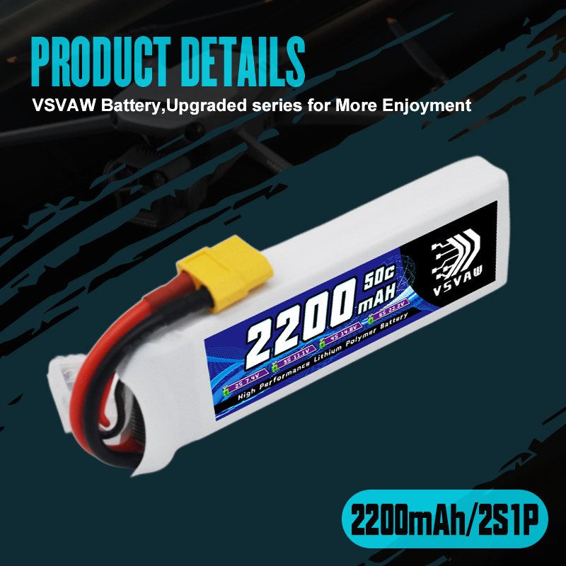 VSVAW 7.4V 2200mah 2S Drone Li - Drone Battery Plate recensione e prezzo