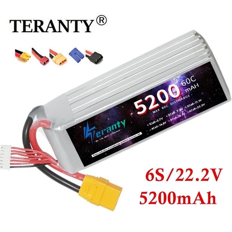 TERANTY 6S 5200mAh Lipo Batter - Drone Battery 6S recensione e prezzo