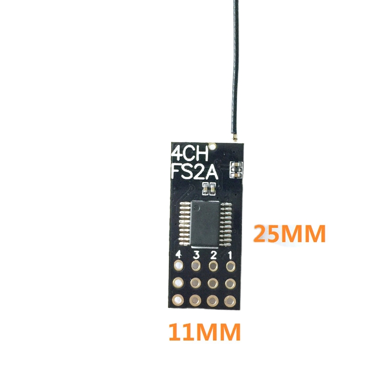 Flysky FS2A Mini Receiver 4CH  - Drone Battery Plate recensione e prezzo