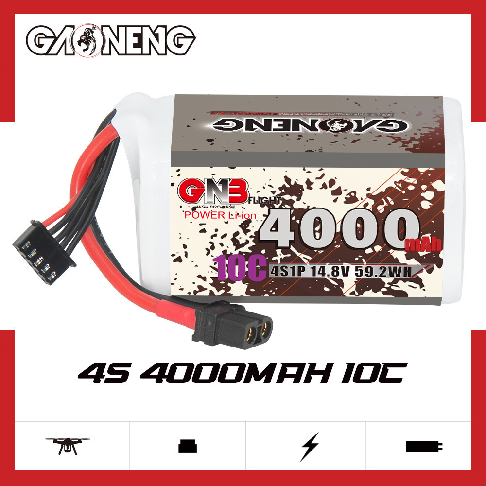 GNB 4000mAh 4S 14.8V 10C 20C W - Drone Battery Plate recensione e prezzo