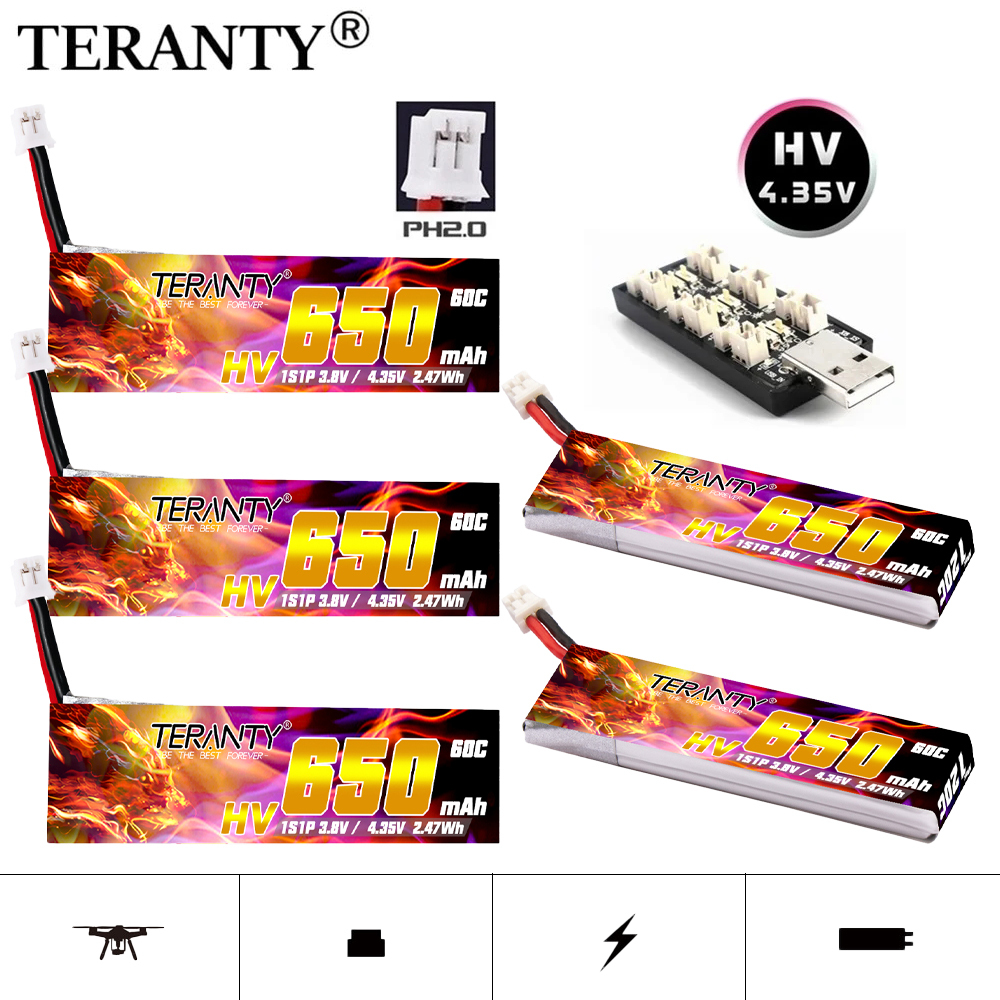 1/3/5/10PCS TREANTY 1S 4.35V H - Drone Battery Li-Ion recensione e prezzo