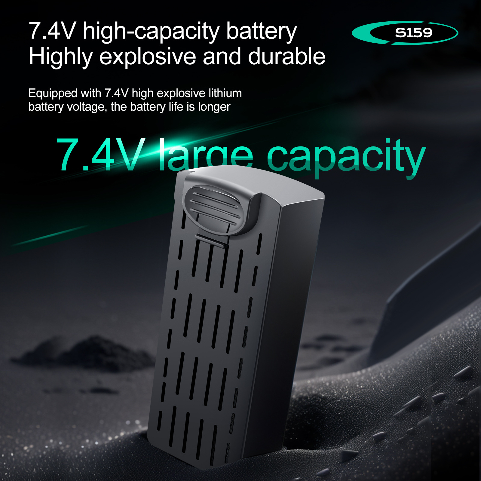S159 Battery 7.4V 2200mAH S159 - Drone Battery Li-Ion recensione e prezzo