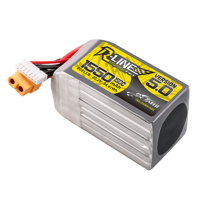 TATTU-R-LINE 5.0 22.2V 1550mAh - Drone Battery 6S recensione e prezzo