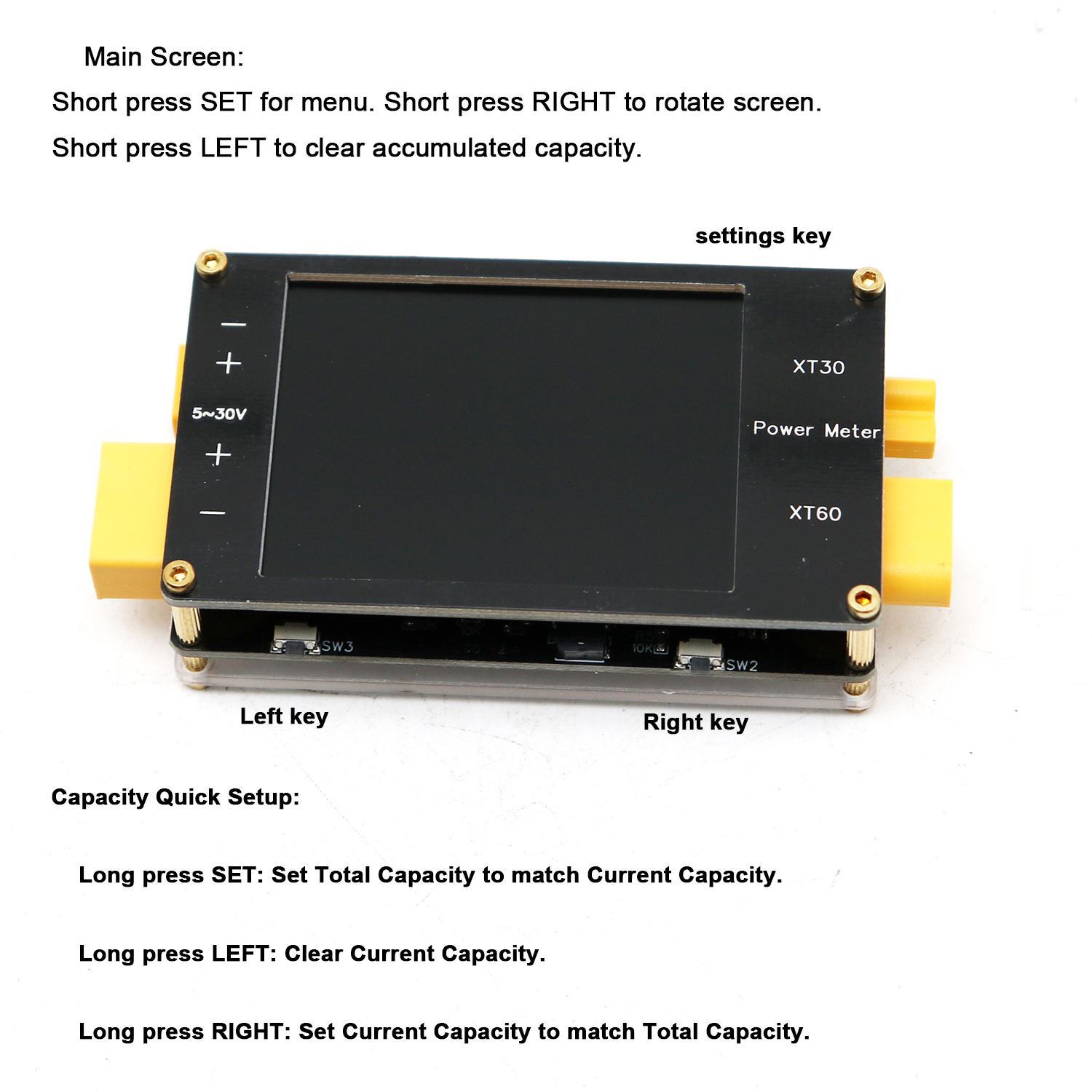 2.4Inch Display Power Meter XT - Drone Battery Voltage Checker recensione e prezzo