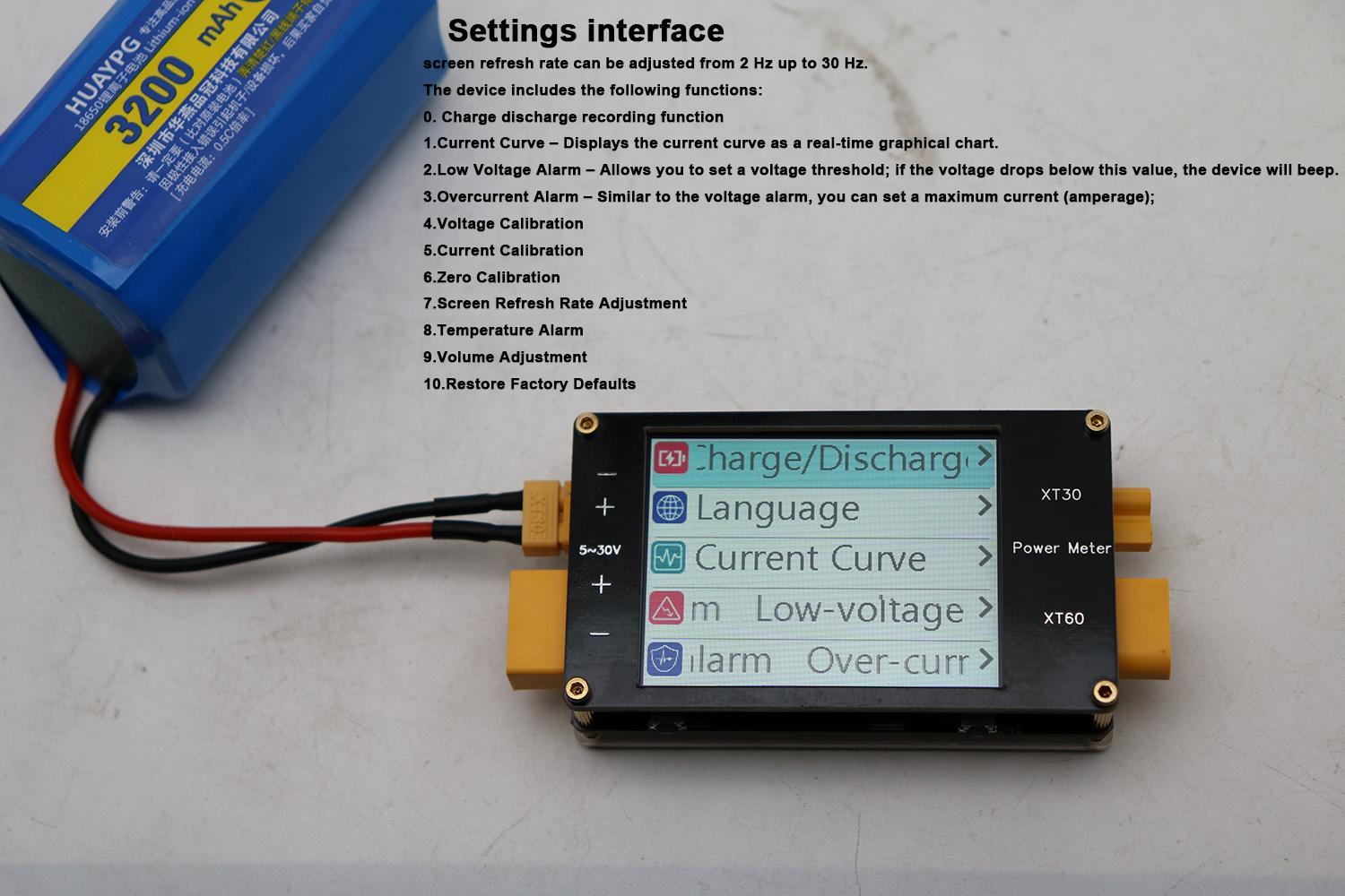 2.4Inch Display Power Meter XT - Drone Battery Voltage Checker recensione e prezzo