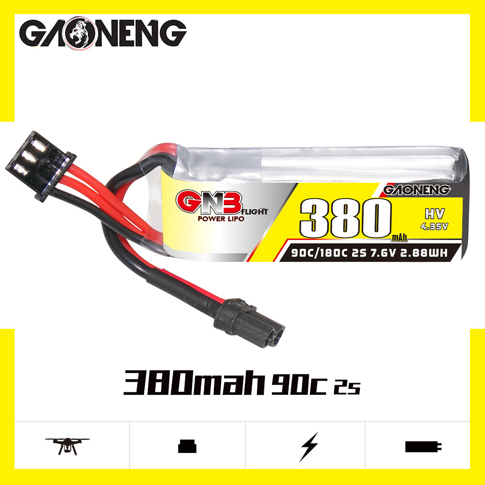 GNB 2S 7.6V 380mAh 90C/180C Li - Drone Battery Plate recensione e prezzo