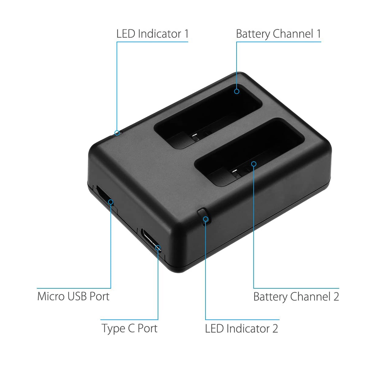 Suitable for GOPRO Hero 5 Char - Drone Battery Charger recensione e prezzo