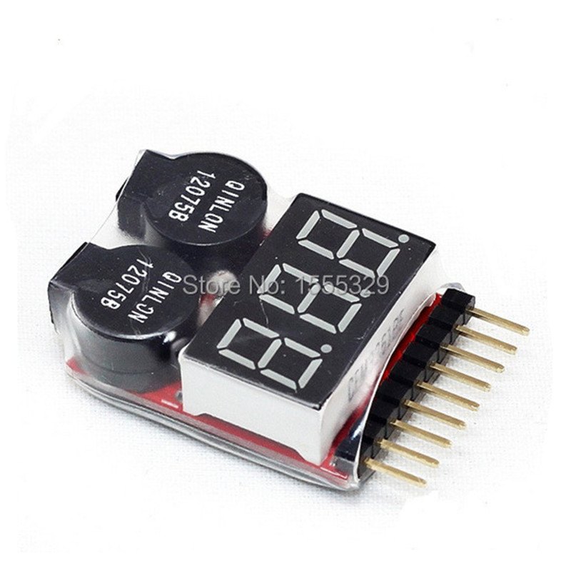 2Pcs 1S-8S LiPo Battery Voltag - Drone Battery Voltage Checker recensione e prezzo