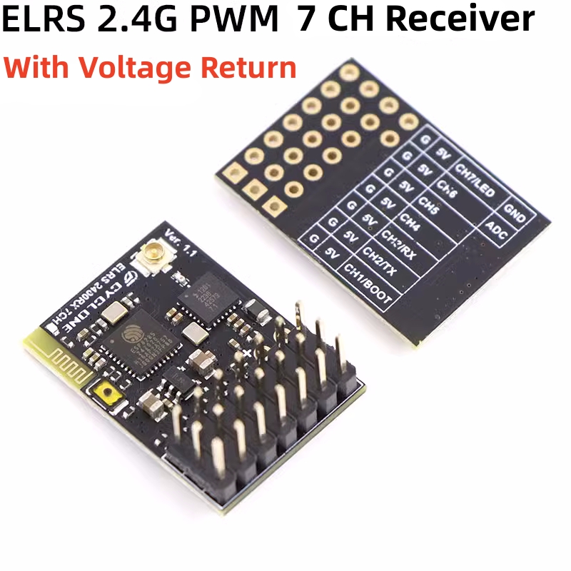 ELRS 2.4G PWM 7CH 6CH CRSF Rec - Drone Battery Plate recensione e prezzo