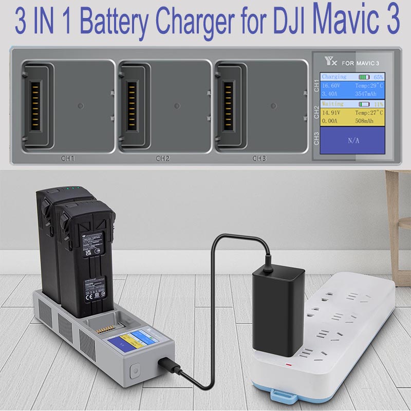 3 IN 1 Battery Charger for DJI - Drone Battery Parallel Board recensione e prezzo