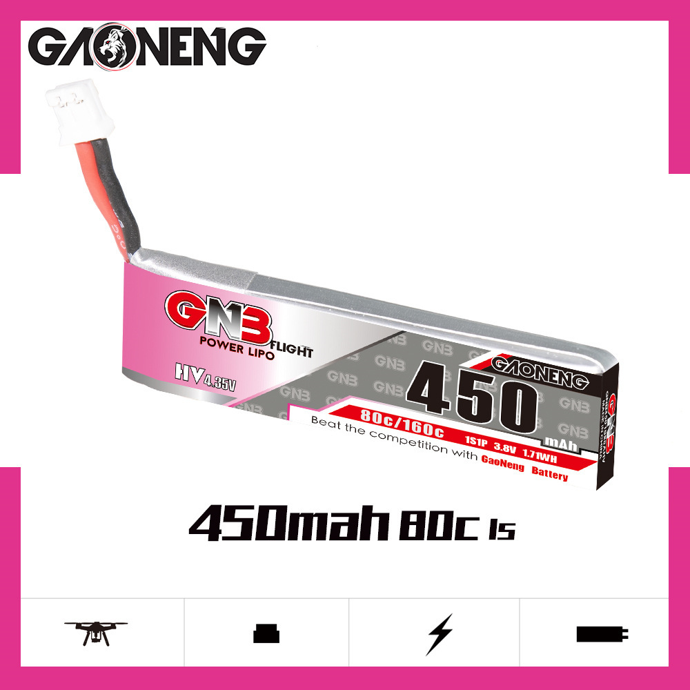 GNB HV 1S 3.8V 450mAh 80C/160C - Drone Battery Plate recensione e prezzo