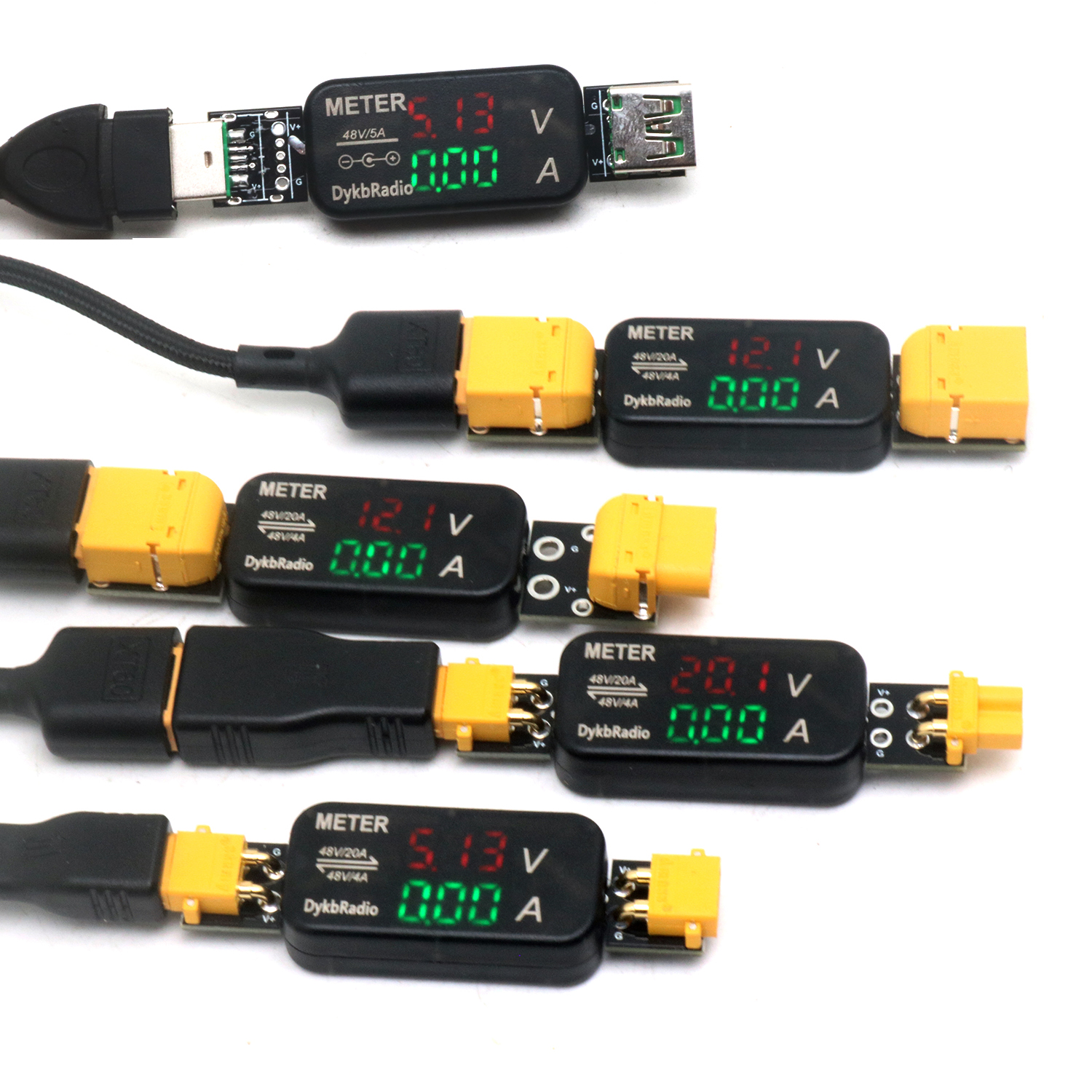 20A USB XT60 XT30 Voltmeter Am - Drone Battery Voltage Checker recensione e prezzo