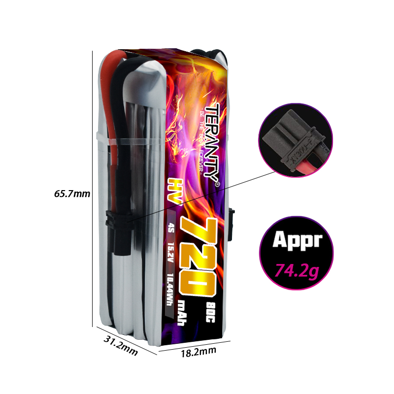 TERANTY 720mAh 4S 15.2V HV Lip - Drone Battery Plate recensione e prezzo