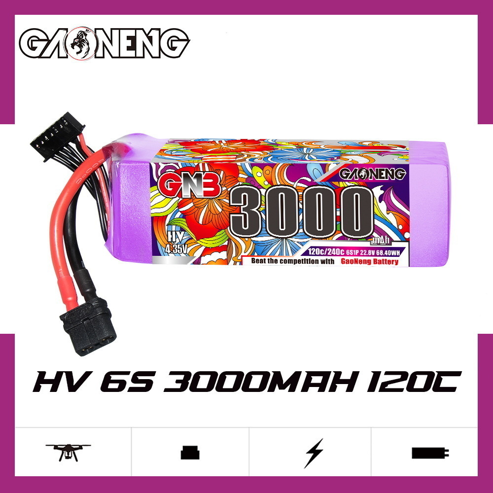 GNB Lipo Battery 6S 22.8V 3000 - Drone Battery Plate recensione e prezzo