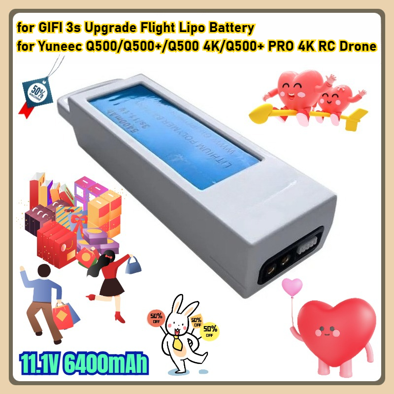 11.1V 6400mAh for GIFI 3s Upgr - Drone Battery 3S recensione e prezzo