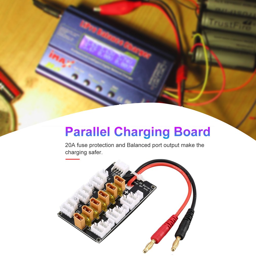 1S-3S 20A XT30 Plug Lipo Batte - Drone Battery Parallel Board recensione e prezzo