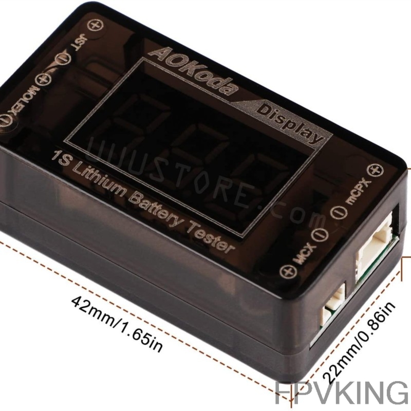 AOKoda AOK-041 1S LiPo Battery - Drone Battery Voltage Checker recensione e prezzo