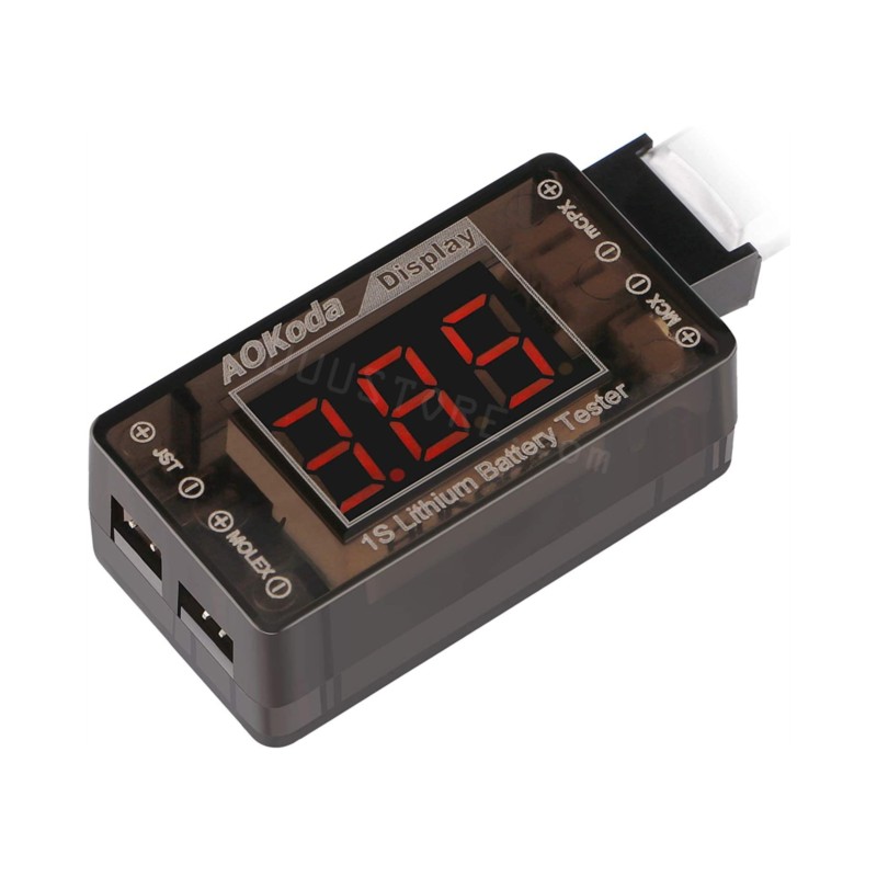 AOKoda AOK-041 1S LiPo Battery - Drone Battery Voltage Checker recensione e prezzo